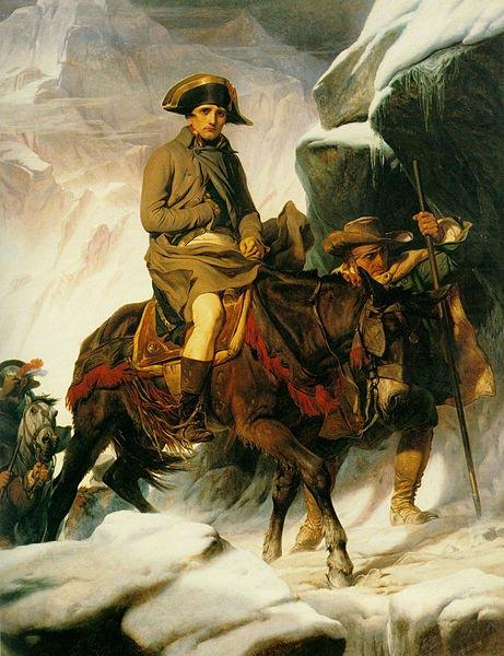 Bonaparte franchissant les Alpes, Paul Delaroche